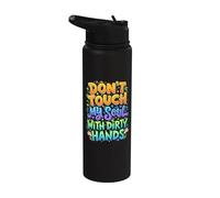 Cita profunda de No toques mi alma con manos sucias Stainless Steel Insulated Water Bottle