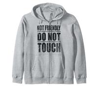Cita sarcástica Divertida Not Friendly Do Not Touch Sudadera con Capucha
