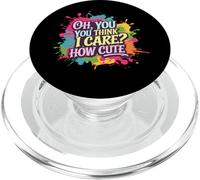 Cita sarcástica y Divertida para Personas Sentido del Humor PopSockets PopGrip para MagSafe