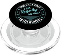 Cita sarcástica y Divertida para Personas Sentido del Humor PopSockets PopGrip para MagSafe