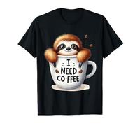 Cita sobre la Linda Almohada Sleepy Sloth del Lunes con la Frase «Odio» Camiseta