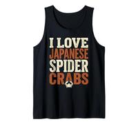 Cita Vintage I Love Japanese Spider Crabs Camiseta sin Mangas