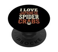 Cita Vintage I Love Japanese Spider Crabs PopSockets PopGrip Adhesivo