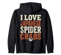Cita Vintage I Love Japanese Spider Crabs Sudadera con Capucha