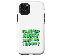 Cita viral graciosa india: lo siento mucho, ¿qué hago? Carcasa para iPhone 11 Pro