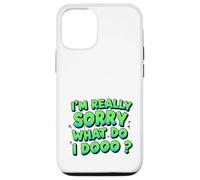 Cita viral graciosa india: lo siento mucho, ¿qué hago? Carcasa para iPhone 12/12 Pro