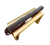 Cítara China Guqin Tipo Hoja De Plátano Centenaria De Madera De Abeto Laca Asta Crema(3/4)