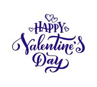 Citas de amor dibujadas a mano con letras Calcomanías de vinilo para murales y paredes 65.6x80.6cm Impermeable Azul oscuro