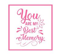 Citas de conmemoración navideña siempre en nuestros corazones recuerda la Navidad en el cielo Calcomanías de grabado 54.6x56.6cm No se cae Rosa