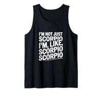 Citas de Escorpio ¿Soy realmente un Escorpio? No soy solo Escorpio Camiseta sin Mangas
