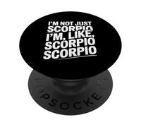 Citas de Escorpio ¿Soy realmente un Escorpio? No soy solo Escorpio PopSockets PopGrip Adhesivo