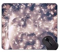 Citas de la vida Alfombrillas de ratón personalizadas. Buddah donde hay humo sin fuego Cojín de ratón de la oficina