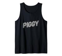 Citas de Piggy One Word Mensajes de Texto Divertidos Citas Divertidas de Humor Camiseta sin Mangas