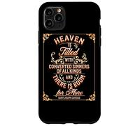 Citas de San José Cafasso: Heaven Sinners Room, Santos Católicos Carcasa para iPhone 11 Pro Max