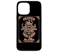 Citas de San José Cafasso: Heaven Sinners Room, Santos Católicos Carcasa para iPhone 13 Pro Max