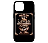 Citas de San José Cafasso: Heaven Sinners Room, Santos Católicos Carcasa para iPhone 14