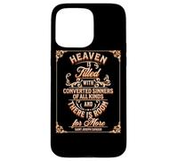 Citas de San José Cafasso: Heaven Sinners Room, Santos Católicos Carcasa para iPhone 15 Pro Max