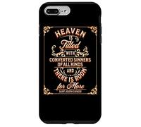 Citas de San José Cafasso: Heaven Sinners Room, Santos Católicos Carcasa para iPhone 7 Plus/8 Plus