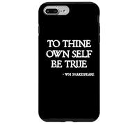Citas de Shakespeare: Sé Fiel a ti Mismo Cita de Hamlet Carcasa para iPhone 7 Plus/8 Plus