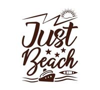 Citas de verano que dicen los amantes Calcomanías de pared de PVC 49.4x65.8cm Se puede modificar y añadir información Café