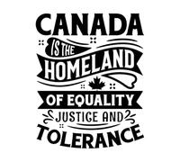 Citas del Día de Canadá: letras, mantén la calma y ama a Canadá Pegatinas de pared 41x51cm Se puede modificar y añadir información Negro