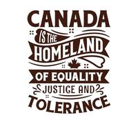 Citas del Día de Canadá: letras, mantén la calma y ama a Canadá Pegatinas de pared de vinilo 41x51cm Varios tamaños Café