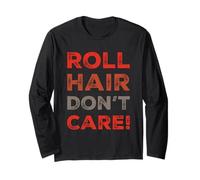 Citas divertidas de BJJ para luchadores de Jiu Jitsu Roll Hair Don't Care Manga Larga