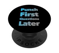 Citas Divertidas de Boxeo Funny Boxer Punch primeras Preguntas más Tarde PopSockets PopGrip Adhesivo