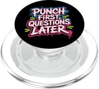 Citas Divertidas de Boxeo Funny Boxer Punch primeras Preguntas más Tarde PopSockets PopGrip para MagSafe