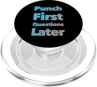 Citas Divertidas de Boxeo Funny Boxer Punch primeras Preguntas más Tarde PopSockets PopGrip para MagSafe
