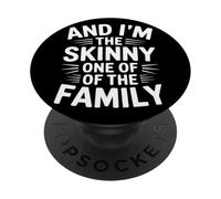 Citas Divertidas de Broma Flaca sarcástica para Fiestas Familiares PopSockets PopGrip Adhesivo