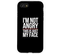 Citas Divertidas de Enojado Gracioso No Estoy Enojado Esto es Solo mi Cara Carcasa para iPhone SE (2020) / 7/8