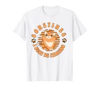 Citas Divertidas de Gato Gato Mascota Gato Tumbado Alrededor de Vacaciones Camiseta