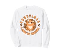 Citas Divertidas de Gato Gato Mascota Gato Tumbado Alrededor de Vacaciones Sudadera