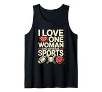 Citas Divertidas de Humor Tengo una Mujer y Varios Deportes Camiseta sin Mangas