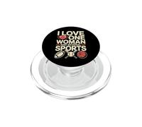 Citas Divertidas de Humor Tengo una Mujer y Varios Deportes PopSockets PopGrip para MagSafe