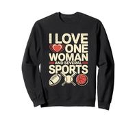 Citas Divertidas de Humor Tengo una Mujer y Varios Deportes Sudadera