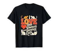 Citas Divertidas de Humor Tengo una Mujer y Varios Gatos Camiseta