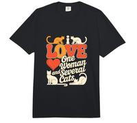 Citas Divertidas de Humor Tengo una Mujer y Varios Gatos Comfort Colors Adult Heavyweight T-Shirt
