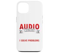 Citas Divertidas de Ingeniero de Audio Que resuelvo Problemas tecnología de Sonido Carcasa para iPhone 13