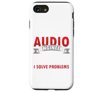 Citas Divertidas de Ingeniero de Audio Que resuelvo Problemas tecnología de Sonido Carcasa para iPhone SE (2020) / 7/8
