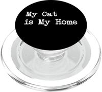 Citas divertidas de My Cat is My Happiness PopSockets PopGrip para MagSafe