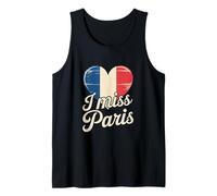 Citas Divertidas de París Francia Amante París Amor Me Camiseta sin Mangas