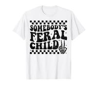 Citas divertidas de Somebody's Feral Child Girl and Boy Camiseta
