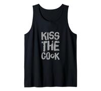 Citas Divertidas del Chef Citas Divertidas de Cocina Cocinar Beso al Cocinero Camiseta sin Mangas