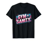 Citas Divertidas del Gimnasio para los Amantes del Gimnasio Bomba Gimnasio Divertido es Igual a Cordura Camiseta