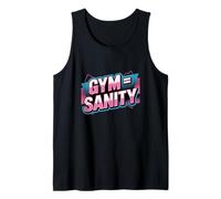 Citas Divertidas del Gimnasio para los Amantes del Gimnasio Bomba Gimnasio Divertido es Igual a Cordura Camiseta sin Mangas