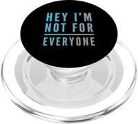 Citas divertidas I Am Not For Everyone Cita No para todos PopSockets PopGrip para MagSafe
