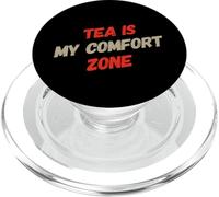 Citas Divertidas para Amantes del té para Gente del té El té es mi Zona de Confort PopSockets PopGrip para MagSafe