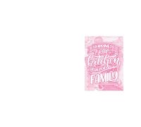 Citas familiares para adultos: diseño para aliviar la ansiedad Calcomanías de pared de vinilo 34x65.9cm No se cae Rosa